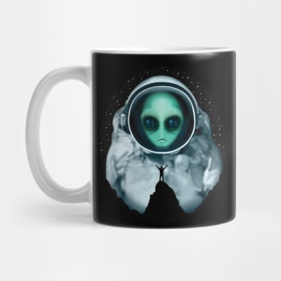 Giant Alien Astronaut Mug